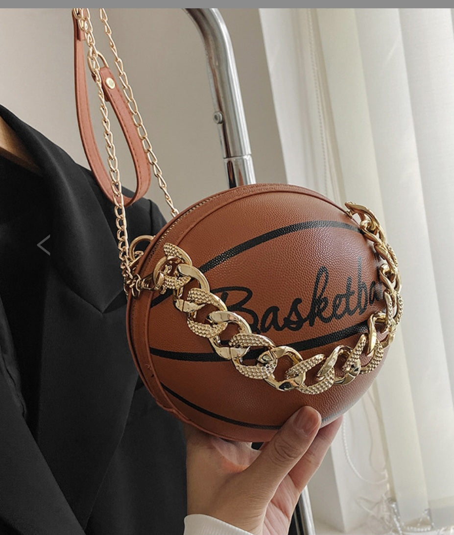 Womens basketball clutch handbag