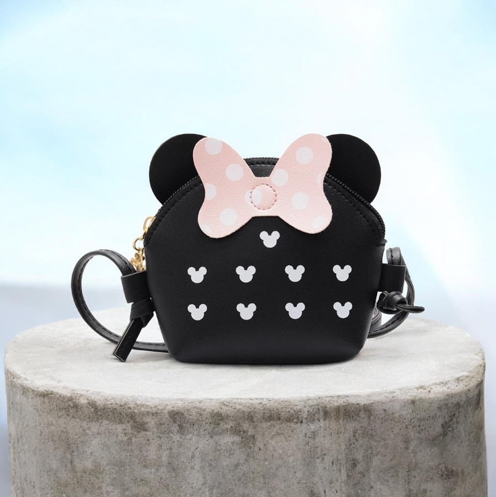 Little girls pu leather crossbody purse