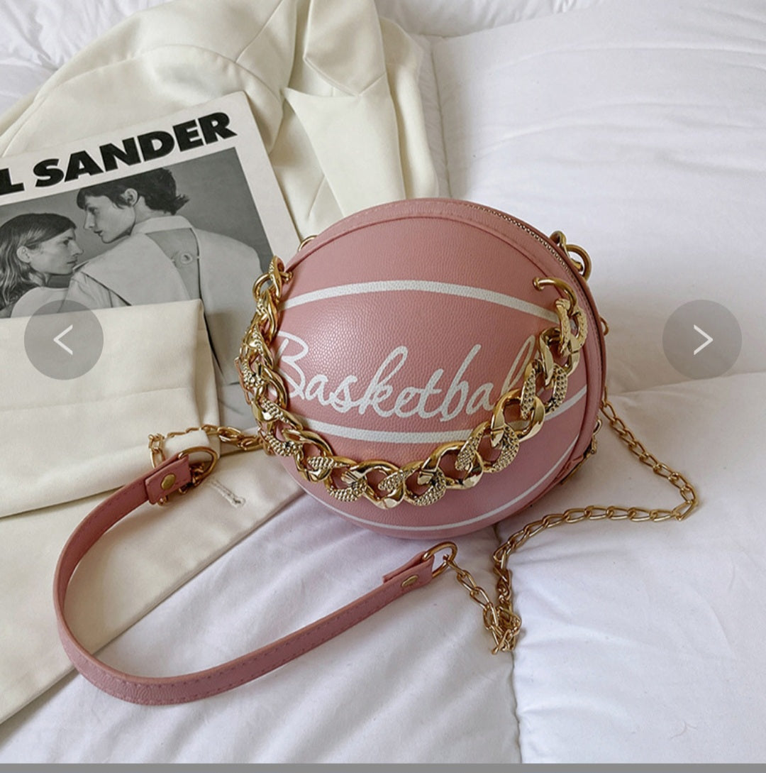 Womens basketball clutch handbag