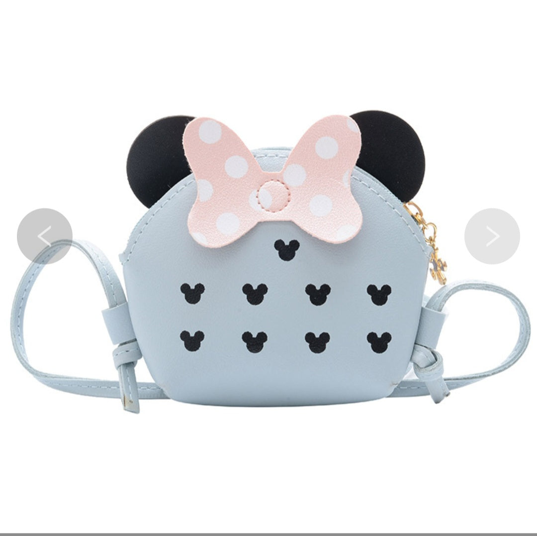 Little girls pu leather crossbody purse