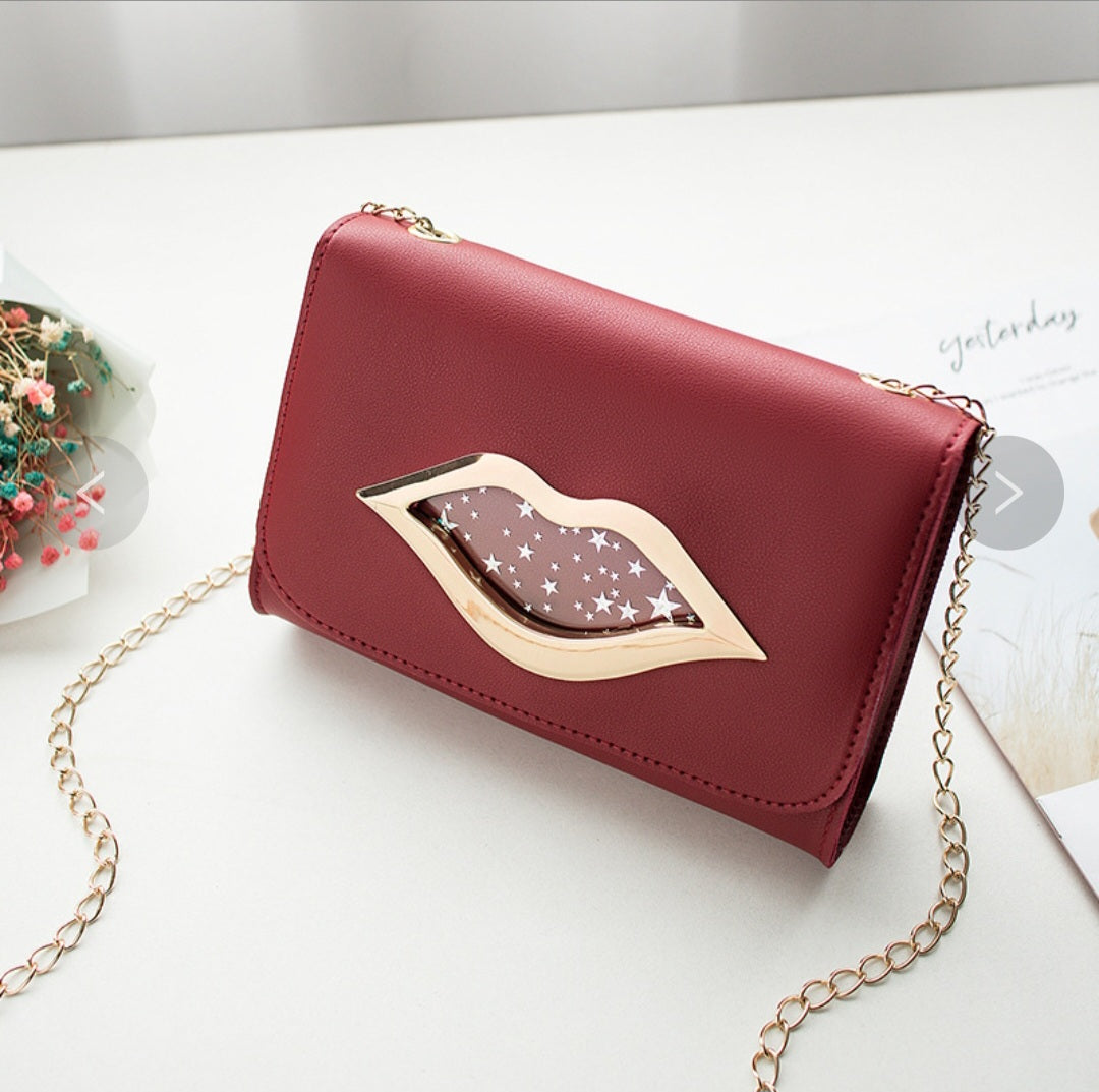 Small clutch with strap