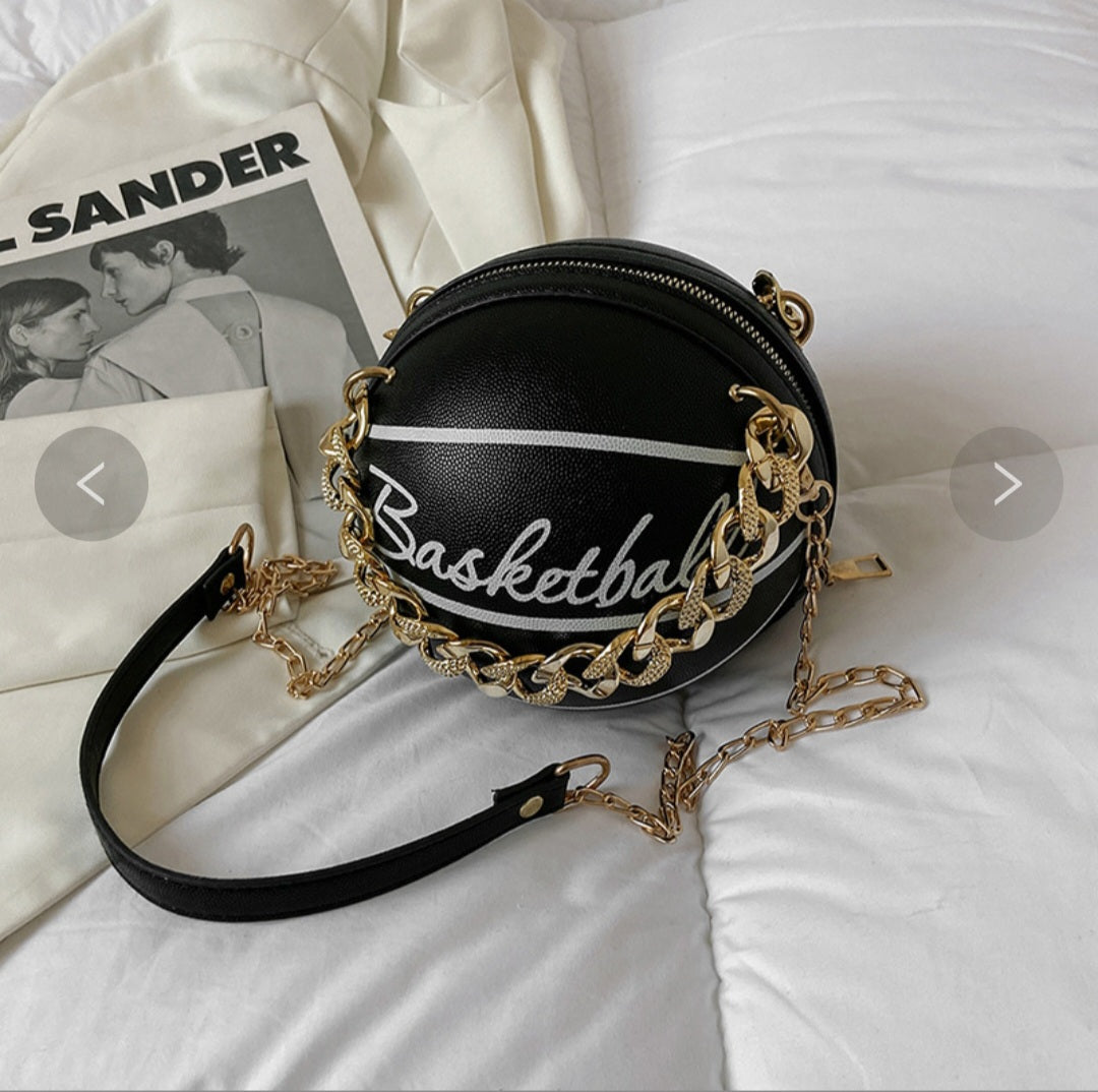 Womens basketball clutch handbag