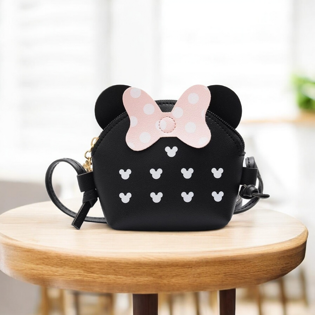 Little girls pu leather crossbody purse