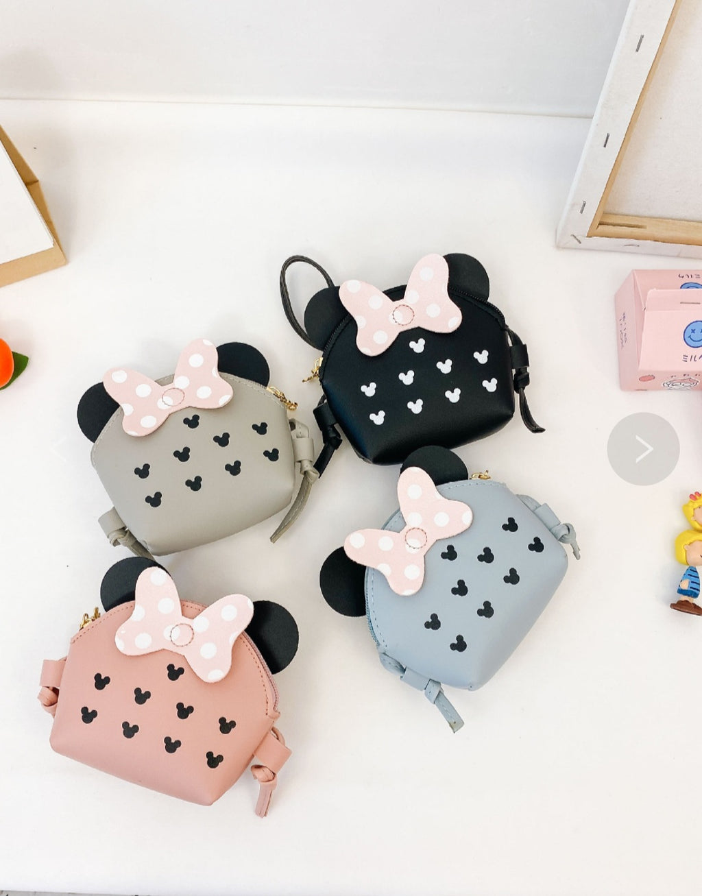 Little girls pu leather crossbody purse